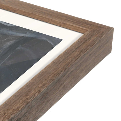 [Color:Walnut], Picture of art in a Walnut frame at an angle