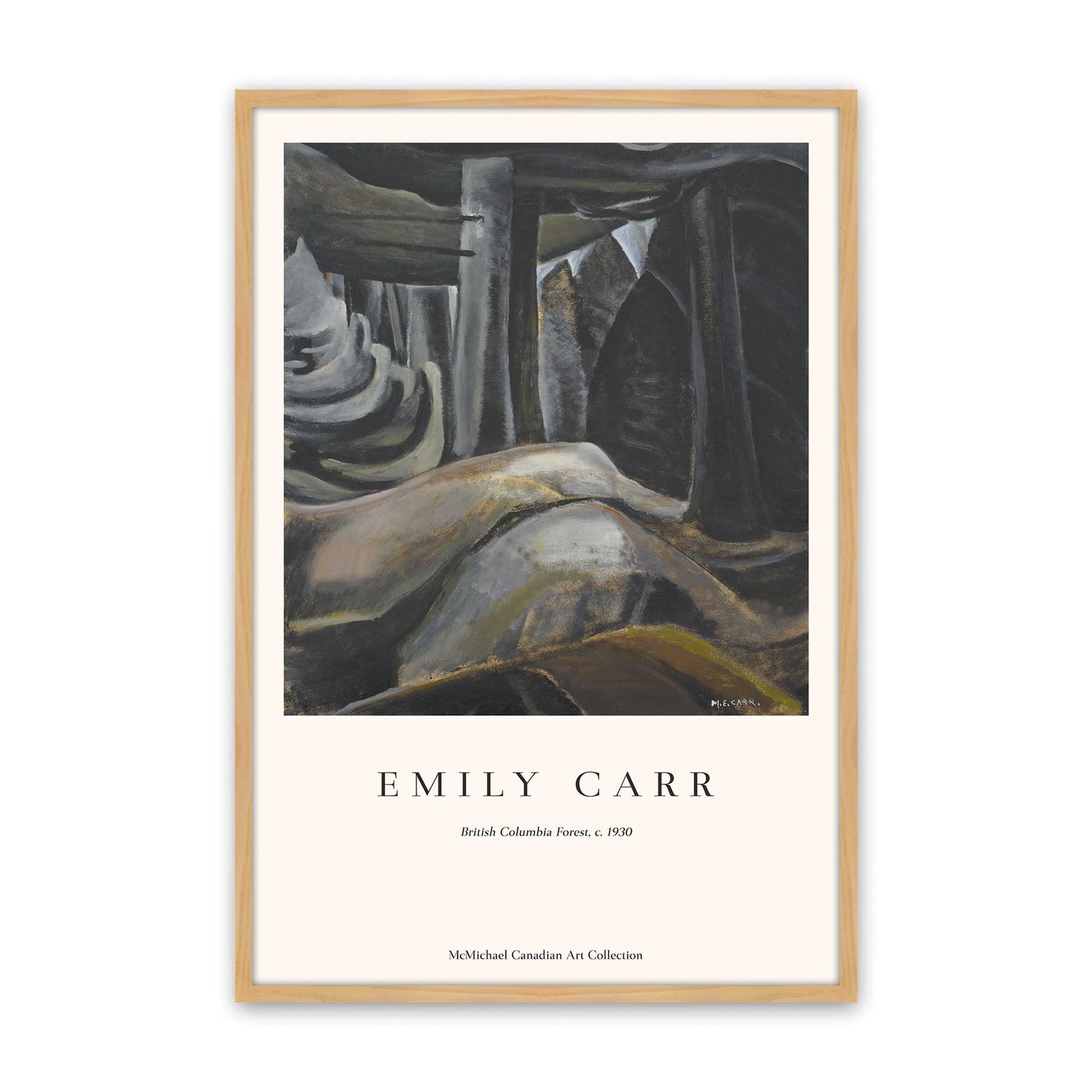 [Color:American Maple], Picture of art in a American Maple frame