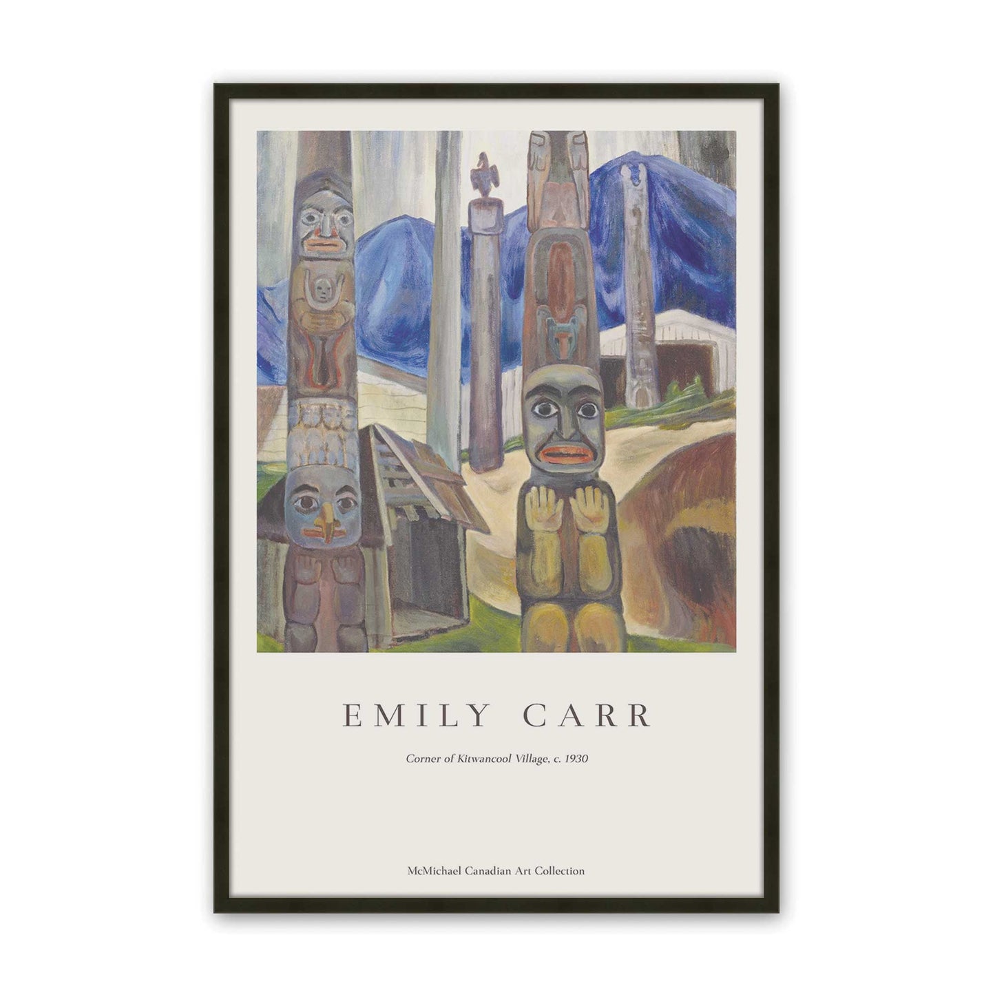 [Color:Satin Black], Picture of art in a Satin Black frame