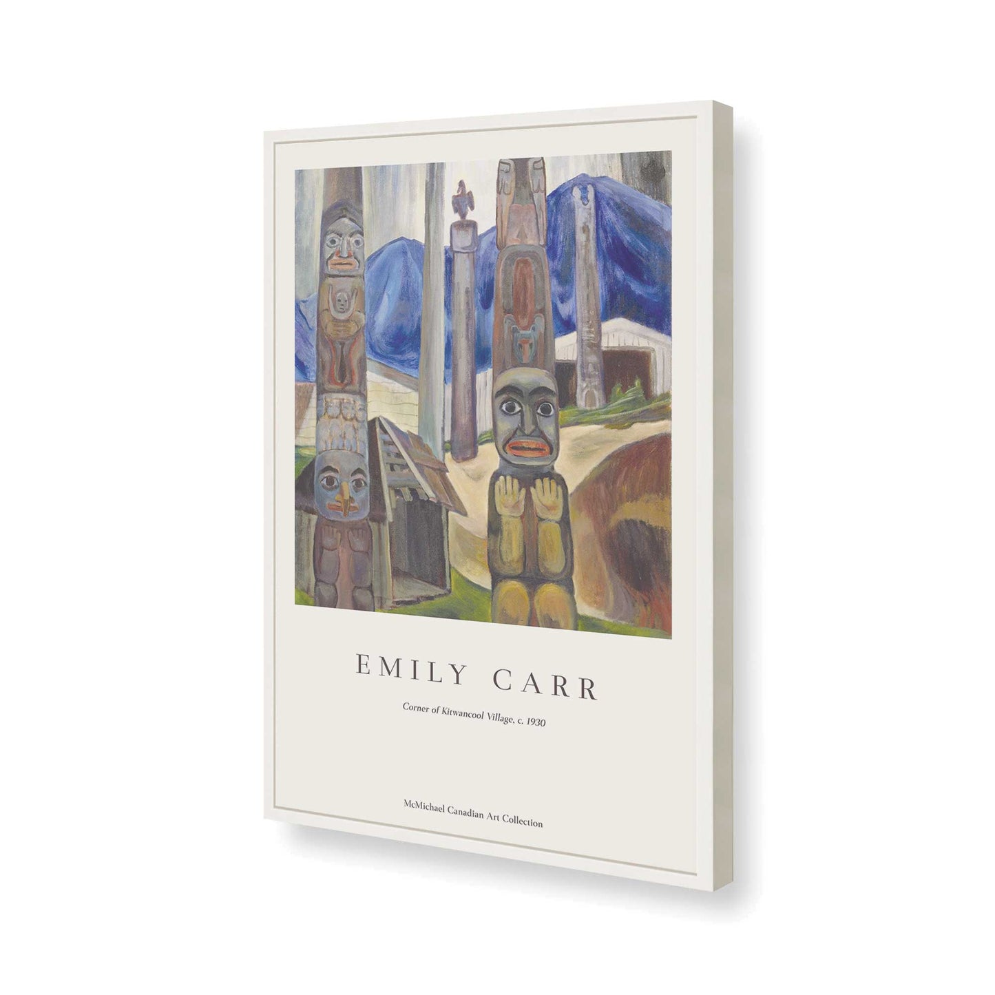 [Color:Opaque White], Picture of art in a Opaque White frame of the corner