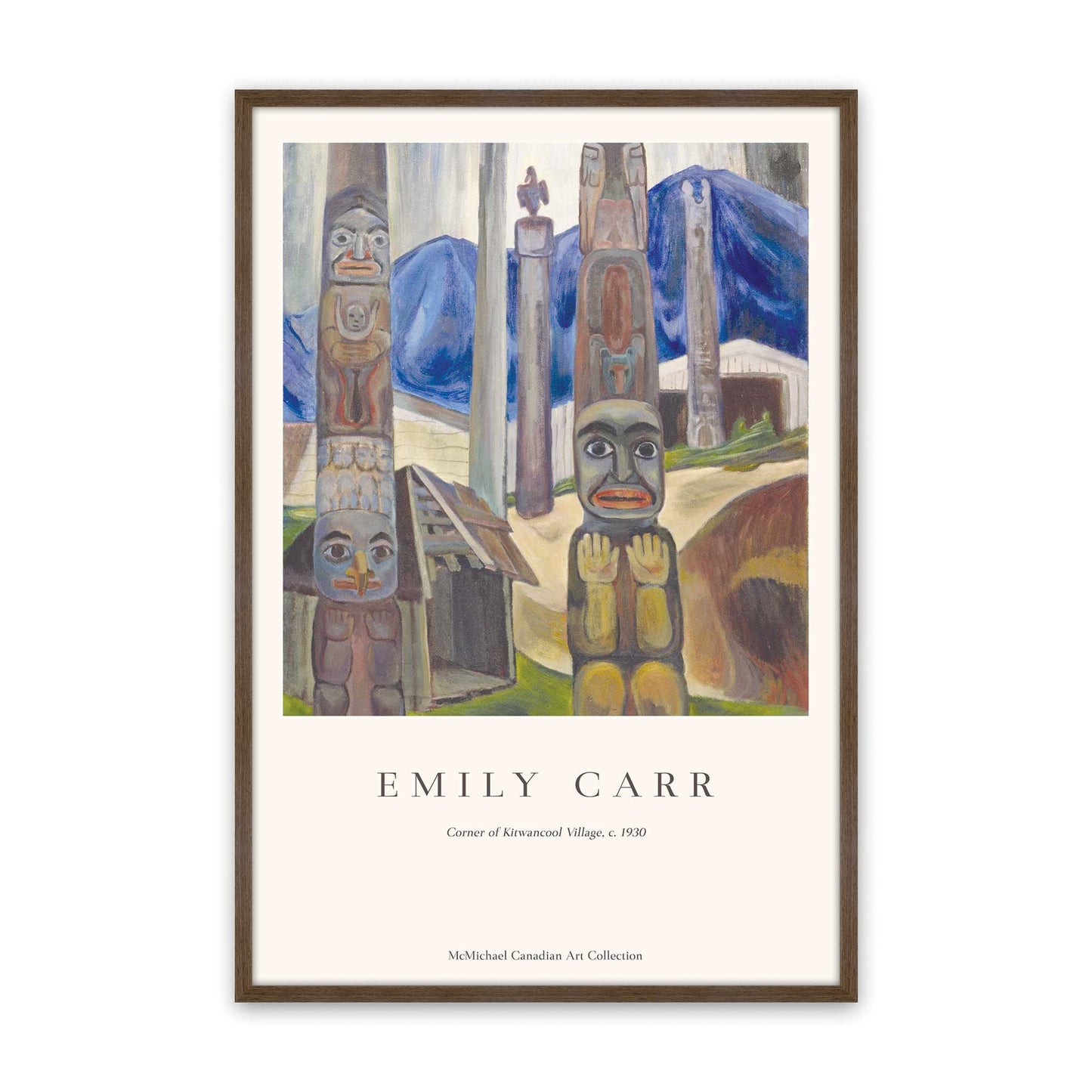 [Color:Walnut], Picture of art in a Walnut frame