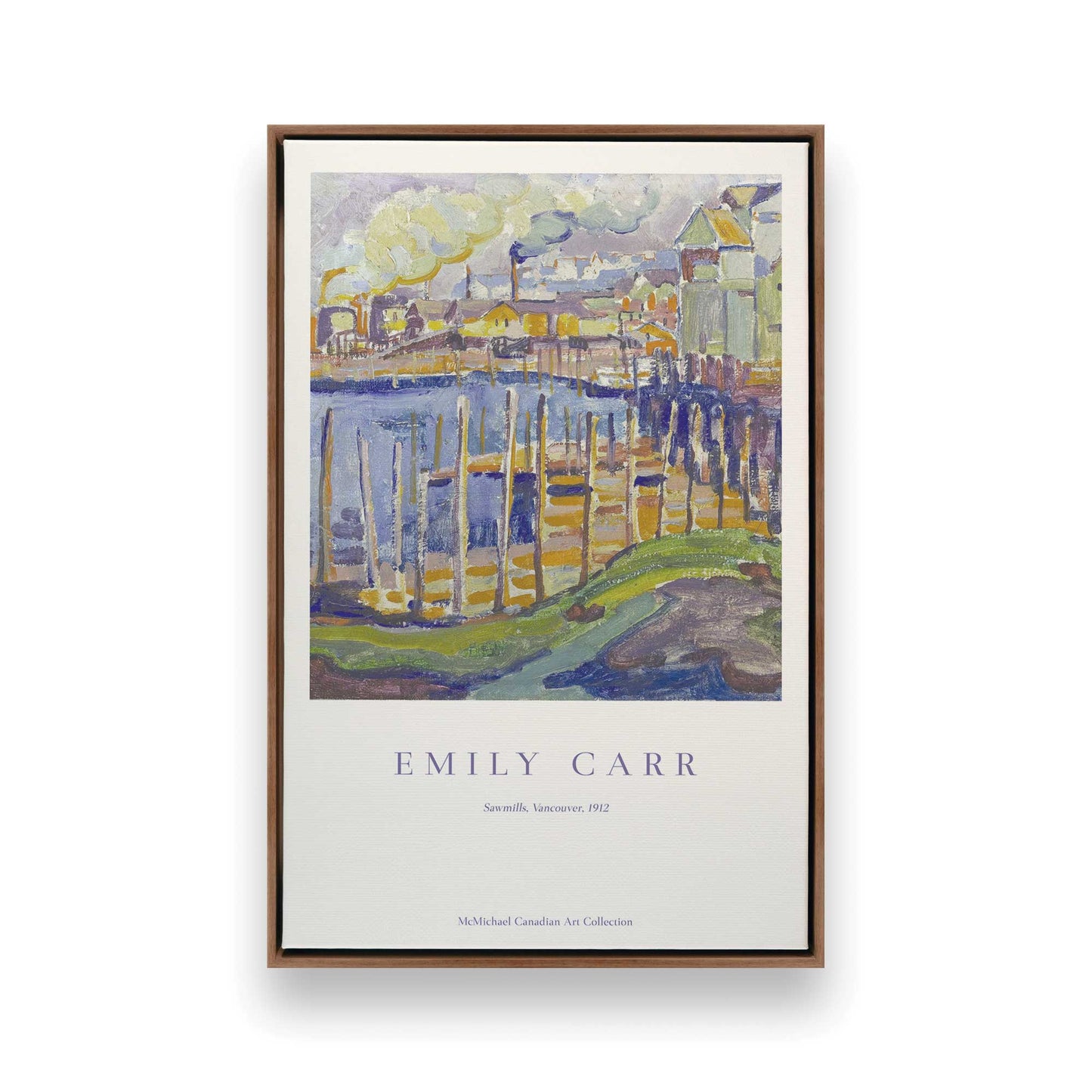 [Color:Walnut], Picture of art in a Walnut frame