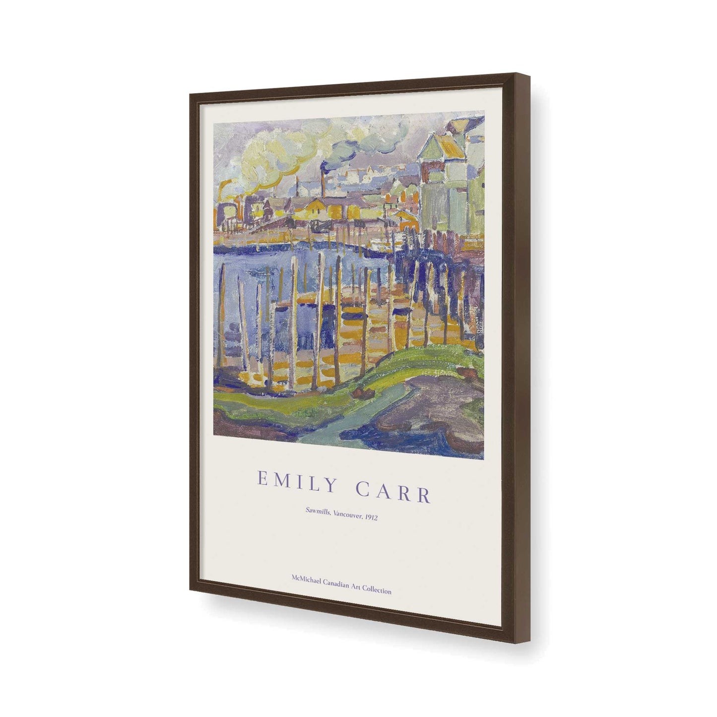 [Color:Belvinder Brown], Picture of art in a Belvinder Brown frame of the corner