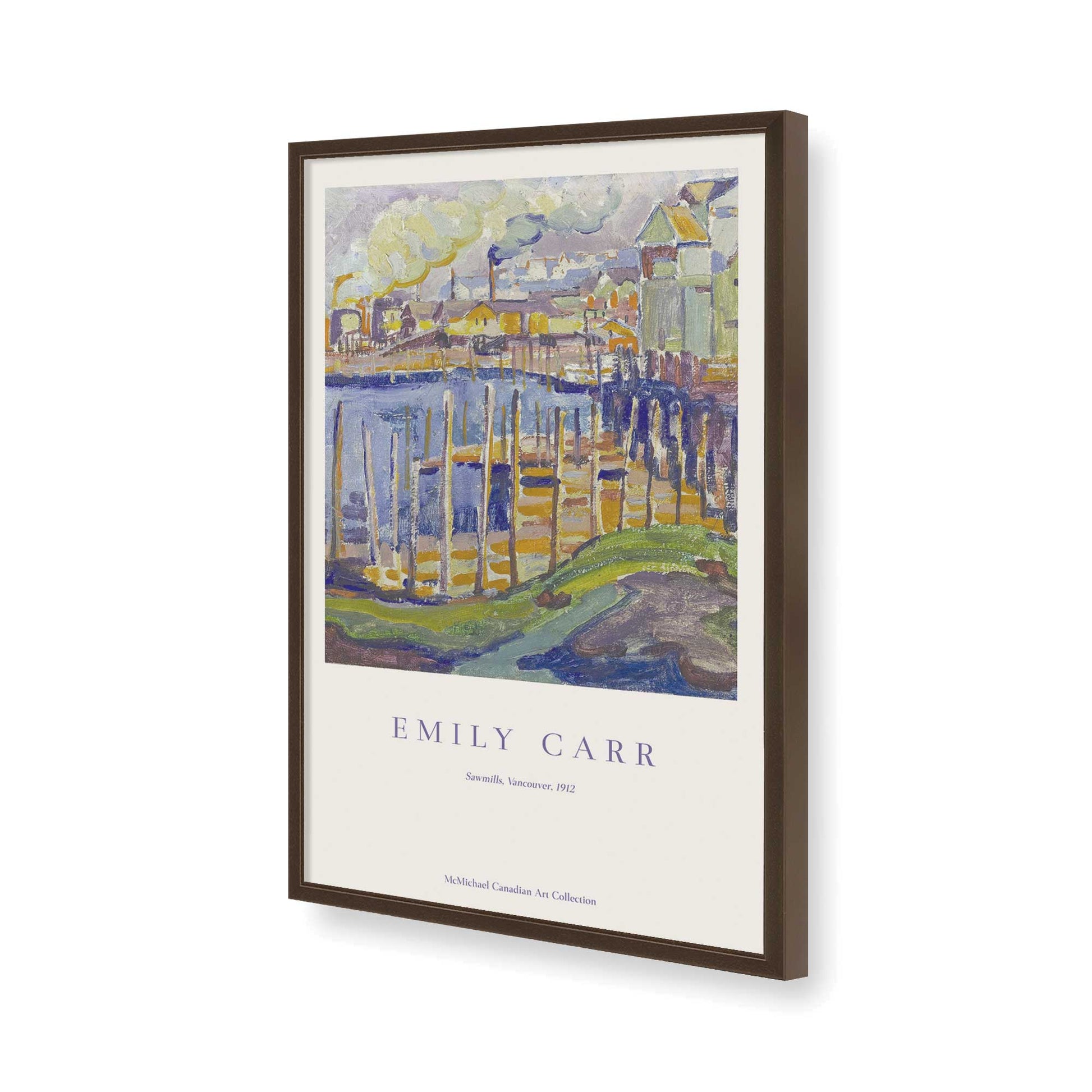 [Color:Belvinder Brown], Picture of art in a Belvinder Brown frame of the corner