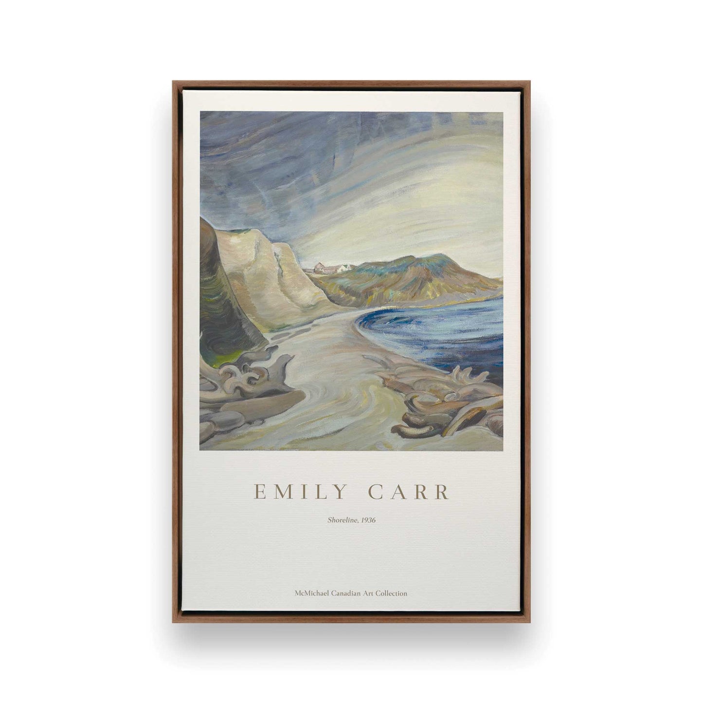 [Color:Walnut], Picture of art in a Walnut frame