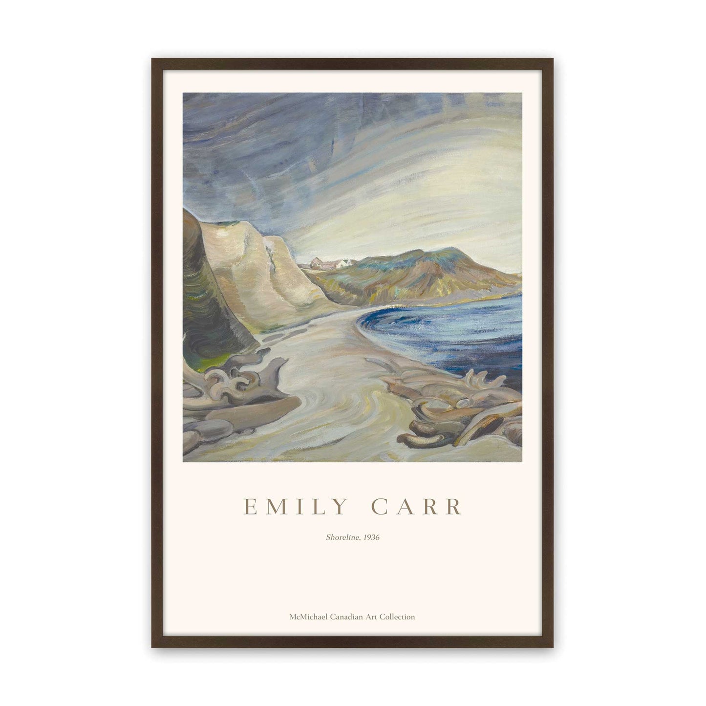 [Color:Belvinder Brown], Picture of art in a Belvinder Brown frame