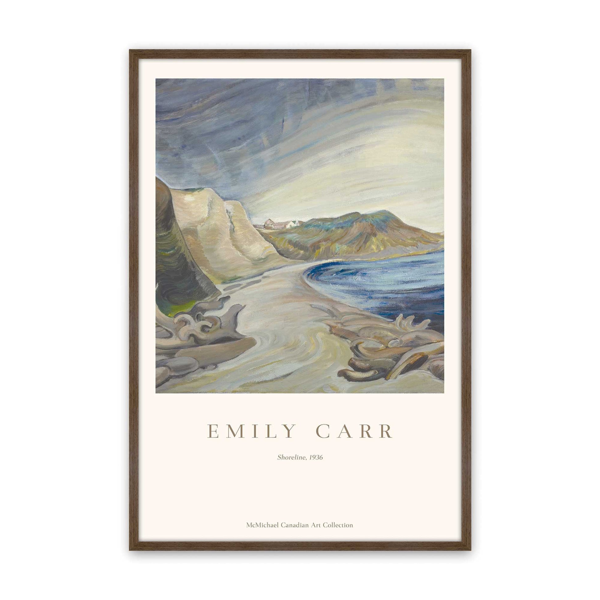 [Color:Walnut], Picture of art in a Walnut frame
