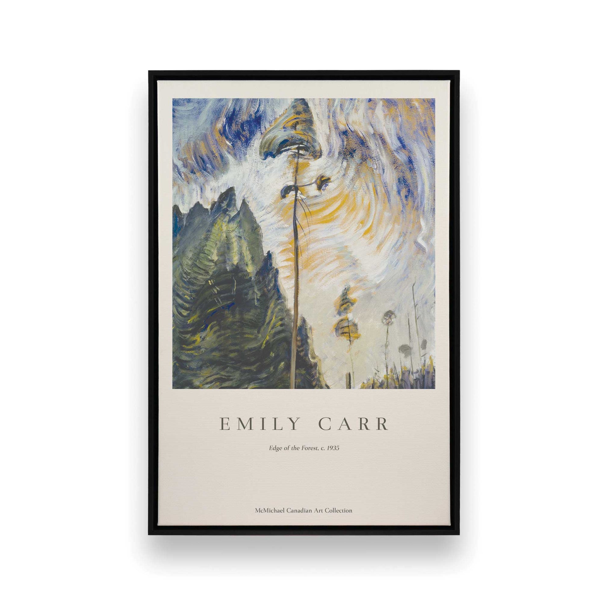 [Color:Satin Black], Picture of art in a Satin Black frame