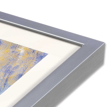 [Color:Polished Chrome], Picture of art in a Polished Chrome frame at an angle