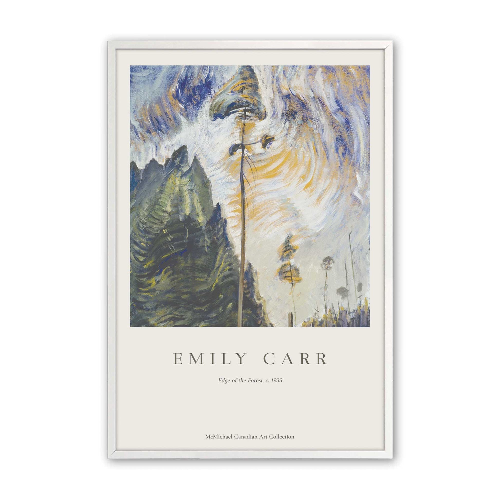 [Color:Opaque White], Picture of art in a Opaque White frame
