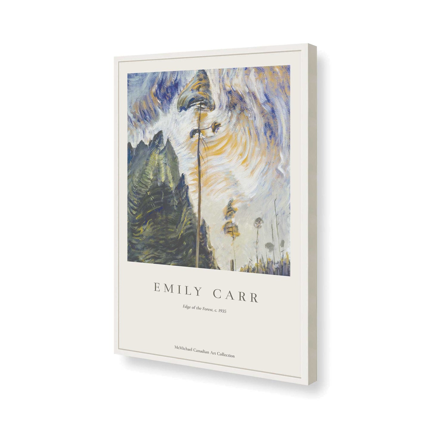 [Color:Opaque White], Picture of art in a Opaque White frame of the corner