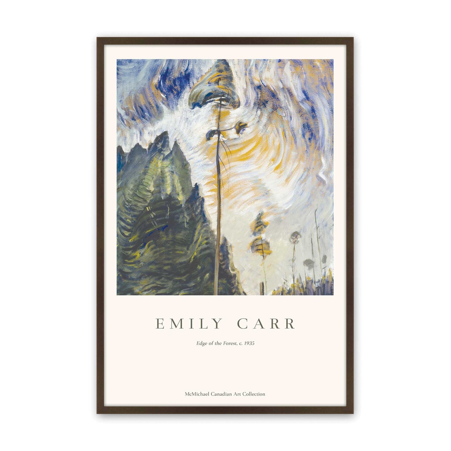 [Color:Belvinder Brown], Picture of art in a Belvinder Brown frame