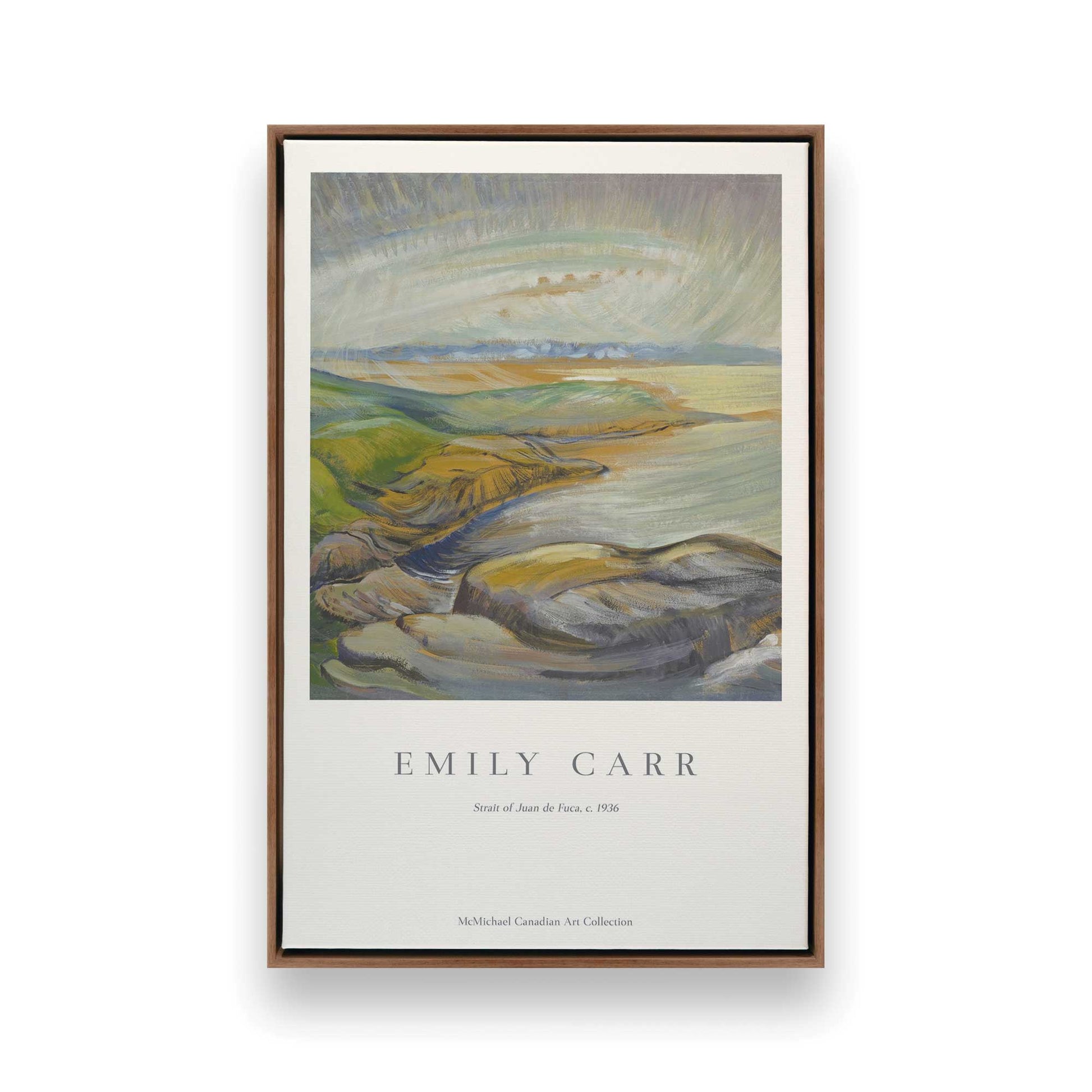 [Color:Walnut], Picture of art in a Walnut frame