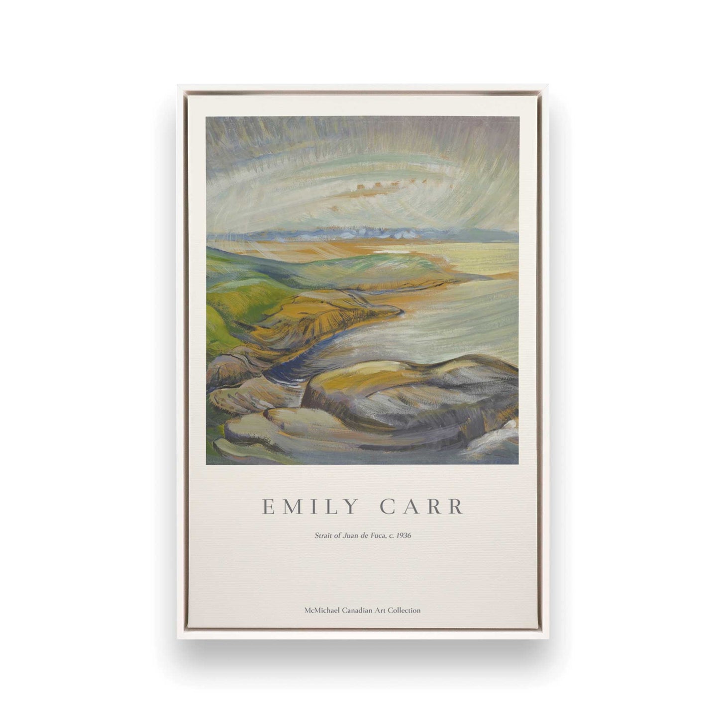 [Color:Opaque White], Picture of art in a White frame
