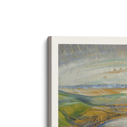 [Color:Stretched Canvas], Picture of the corner of the art