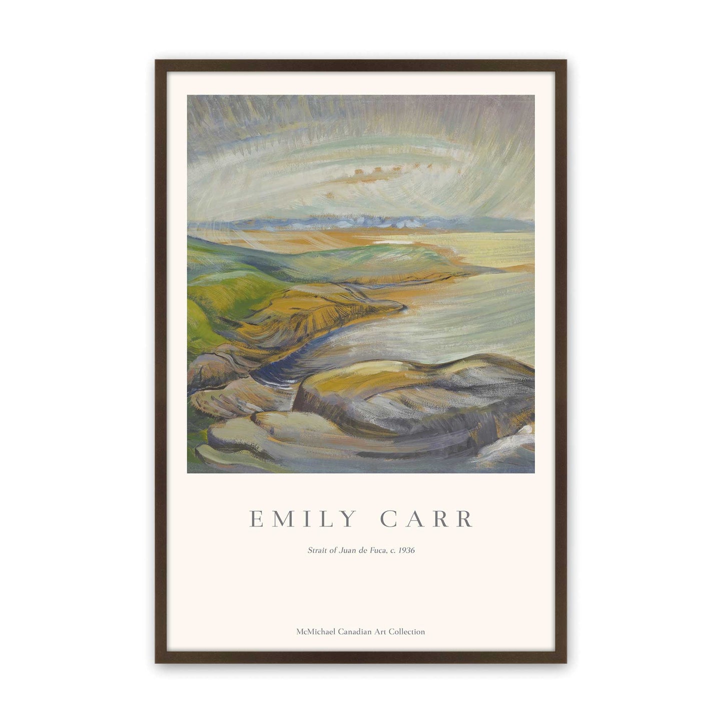 [Color:Belvinder Brown], Picture of art in a Belvinder Brown frame