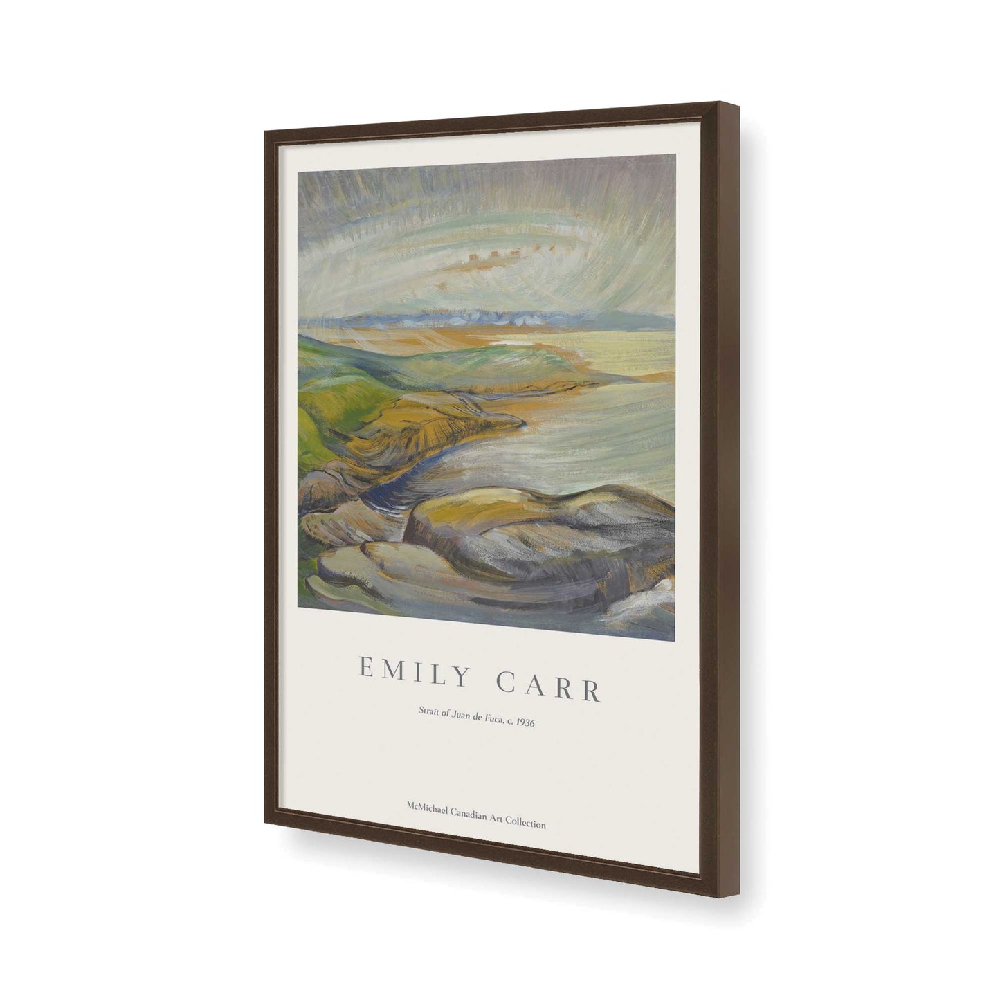[Color:Belvinder Brown], Picture of art in a Belvinder Brown frame of the corner