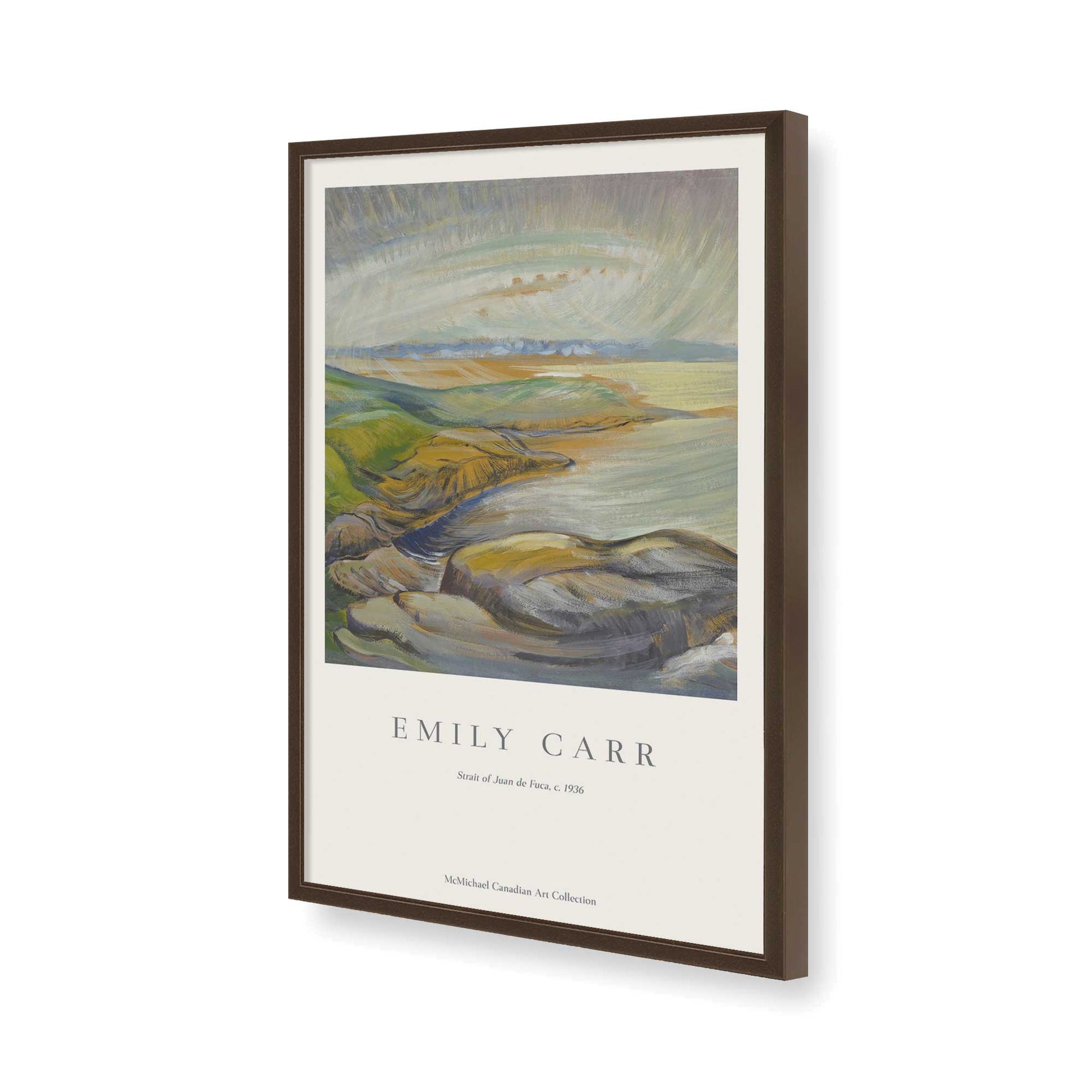 [Color:Belvinder Brown], Picture of art in a Belvinder Brown frame of the corner