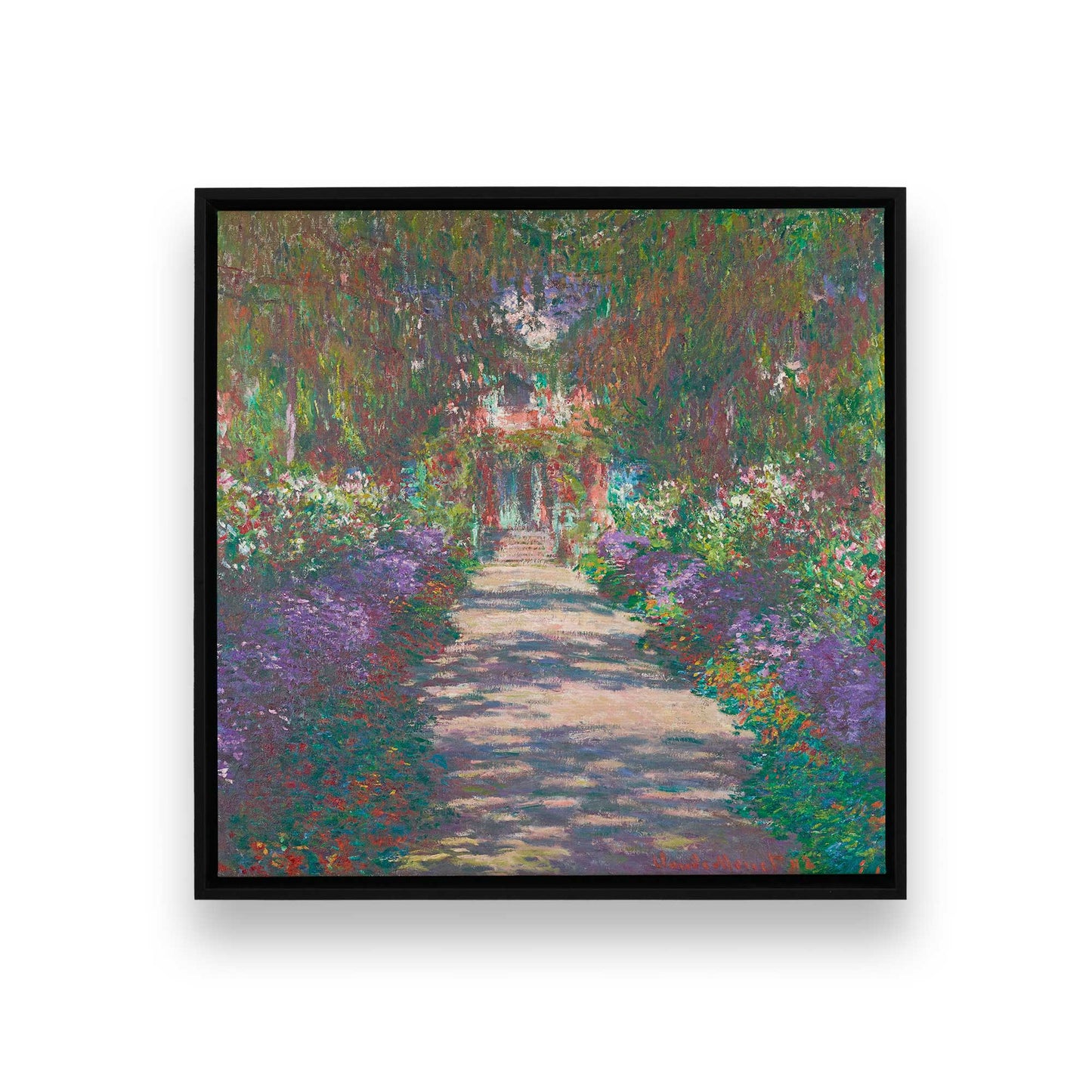 [Color:Satin Black], Picture of art in a Satin Black frame