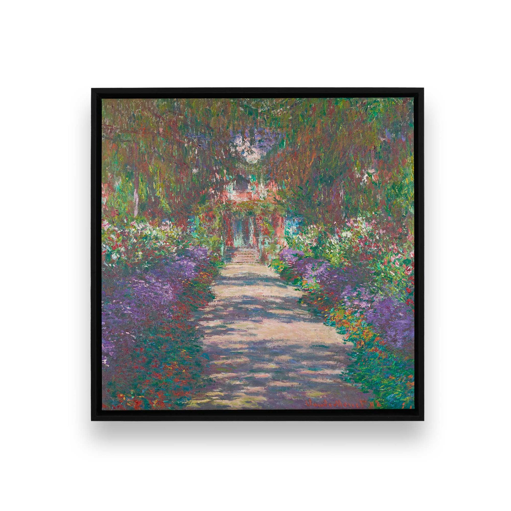 [Color:Satin Black], Picture of art in a Satin Black frame