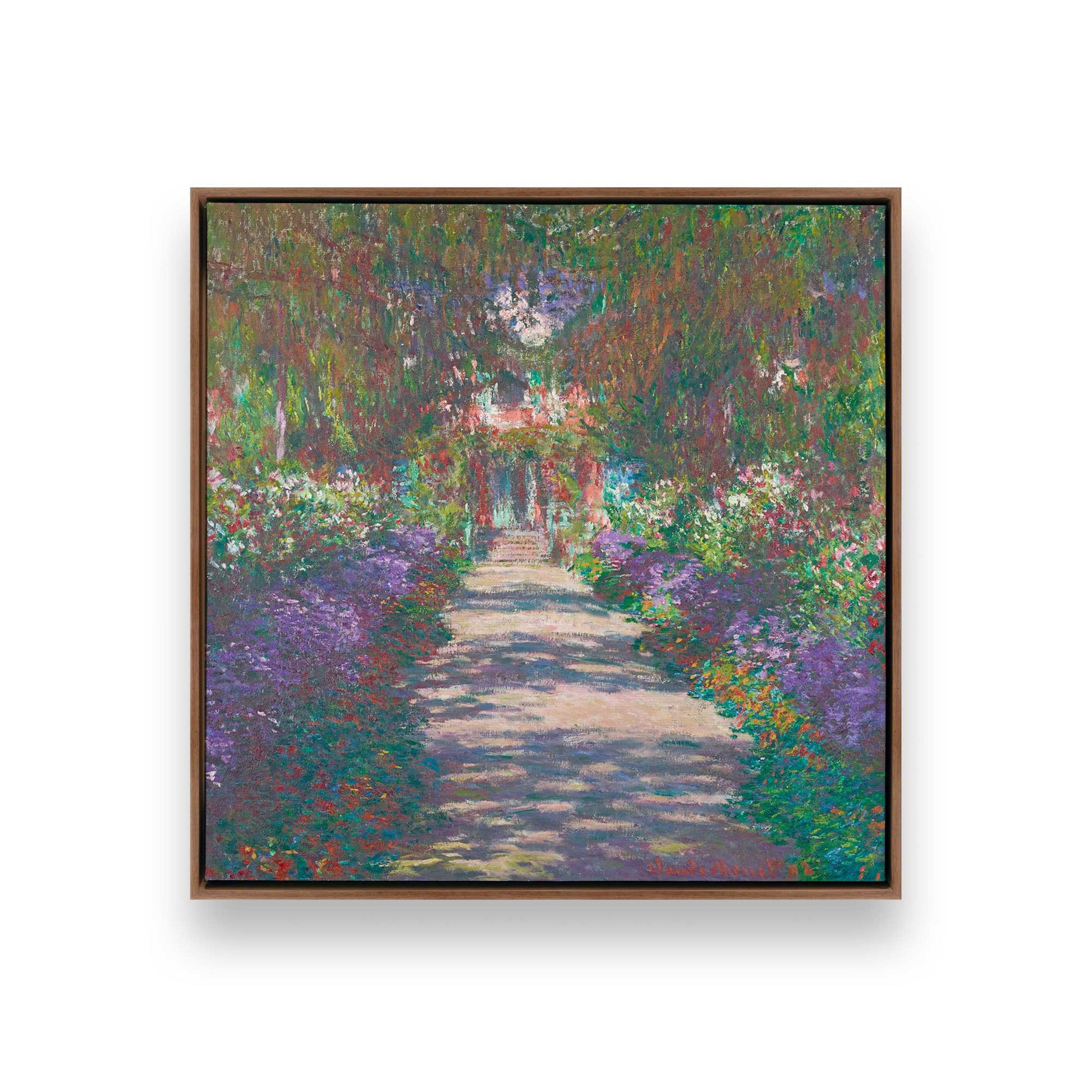 [Color:Walnut], Picture of art in a Walnut frame