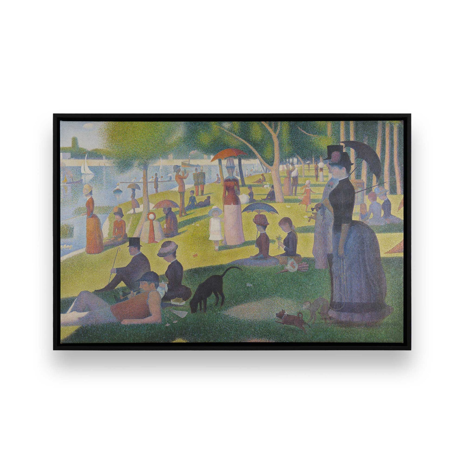 [Color:Satin Black], Picture of art in a Satin Black frame