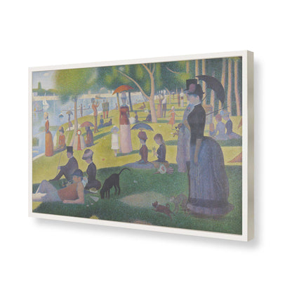 [Color:Opaque White], Picture of art in a Opaque White frame of the corner