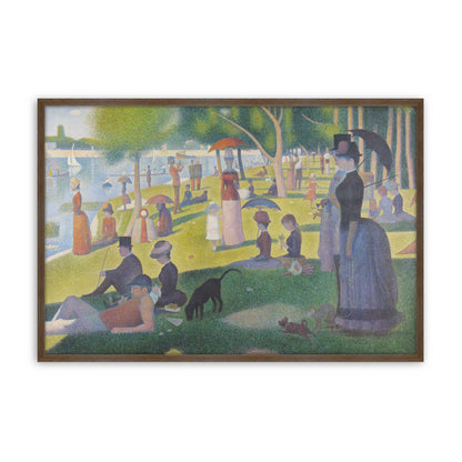 [Color:Walnut], Picture of art in a Walnut frame