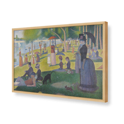 [Color:American Maple], Picture of art in a American Maple frame of the corner