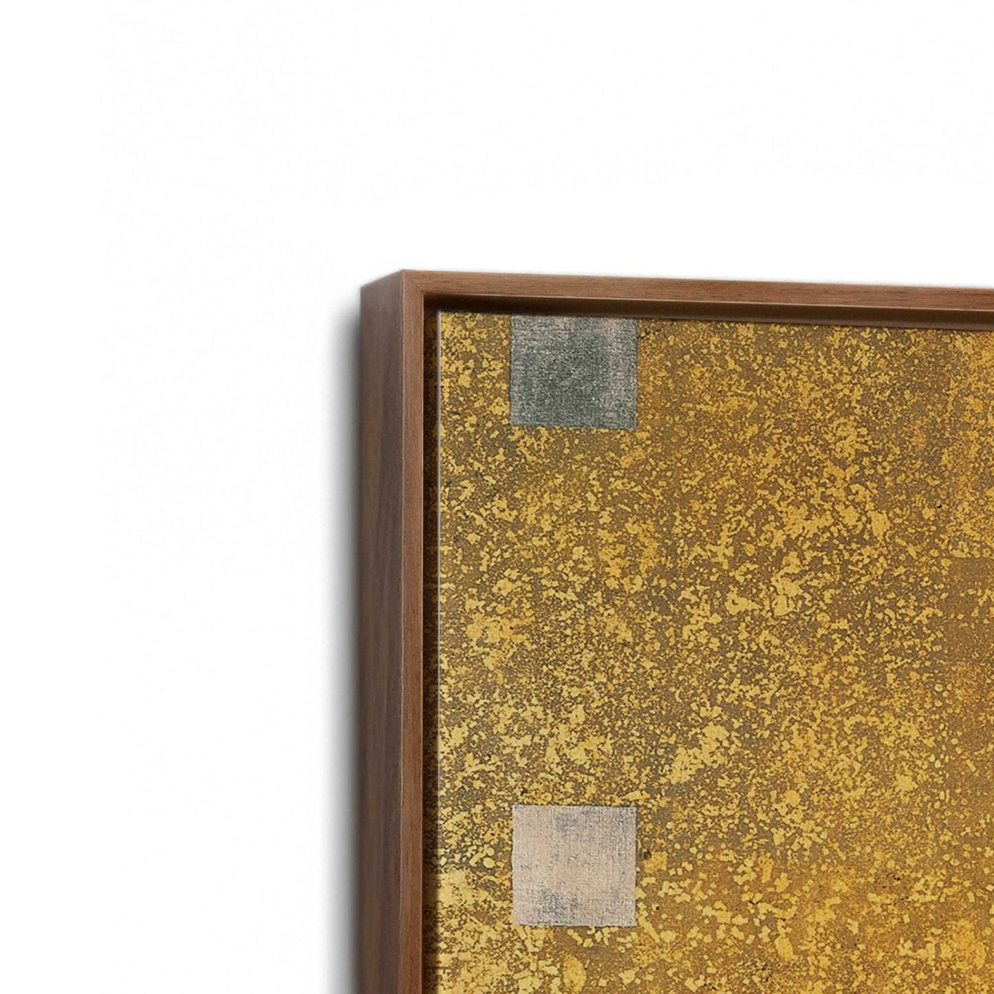 [Color:Walnut], Picture of art in a Walnut frame at an angle