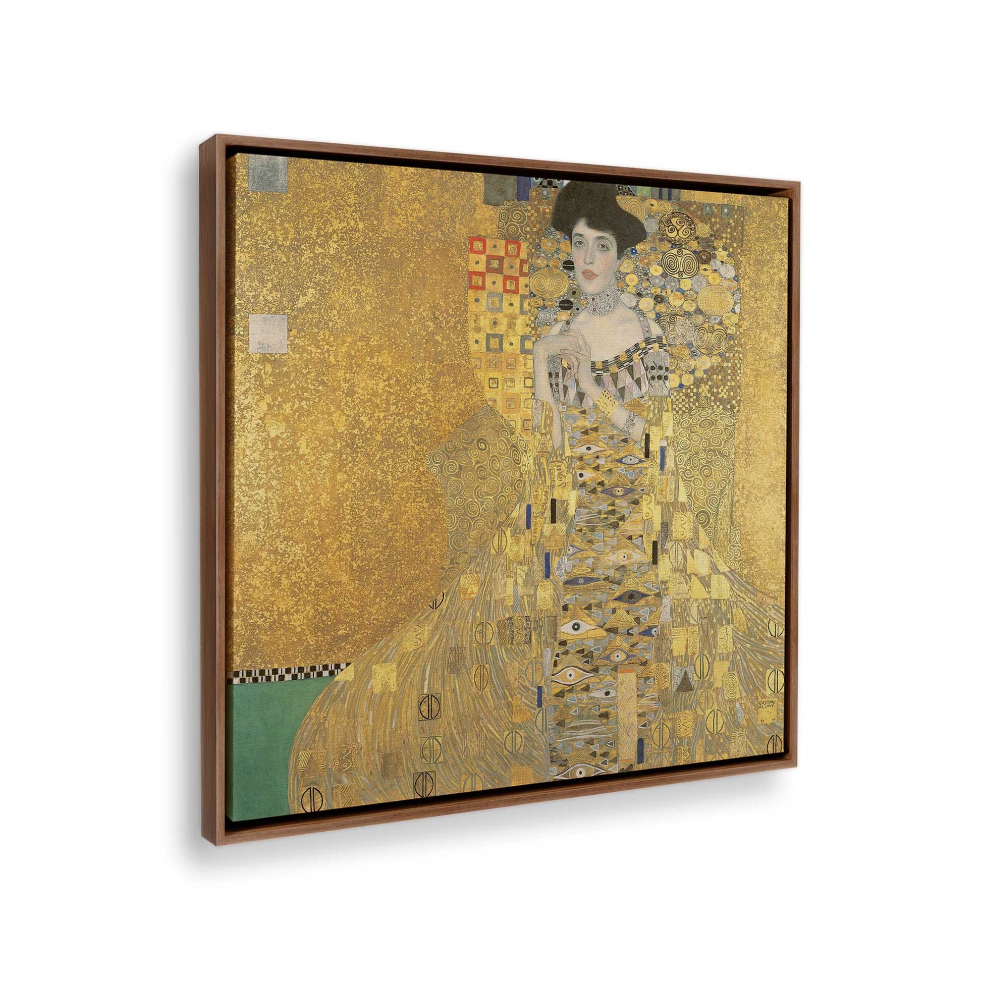 [Color:Walnut], Picture of the corner of the art