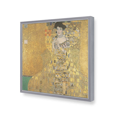 [Color:Polished Chrome], Picture of art in a Polished Chrome frame of the corner