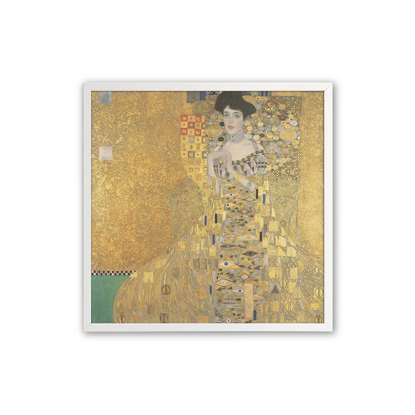 [Color:Opaque White], Picture of art in a Opaque White frame