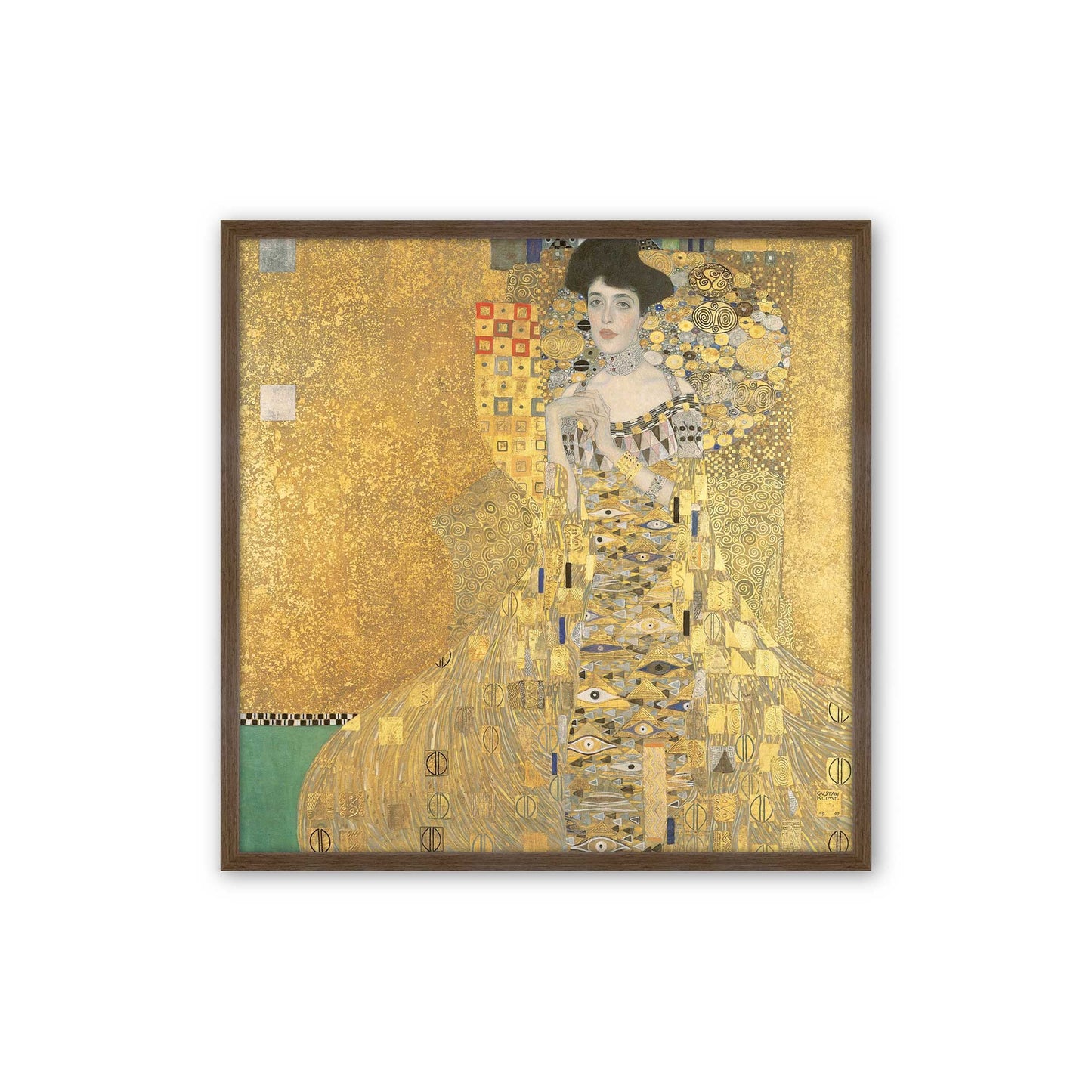 [Color:Walnut], Picture of art in a Walnut frame