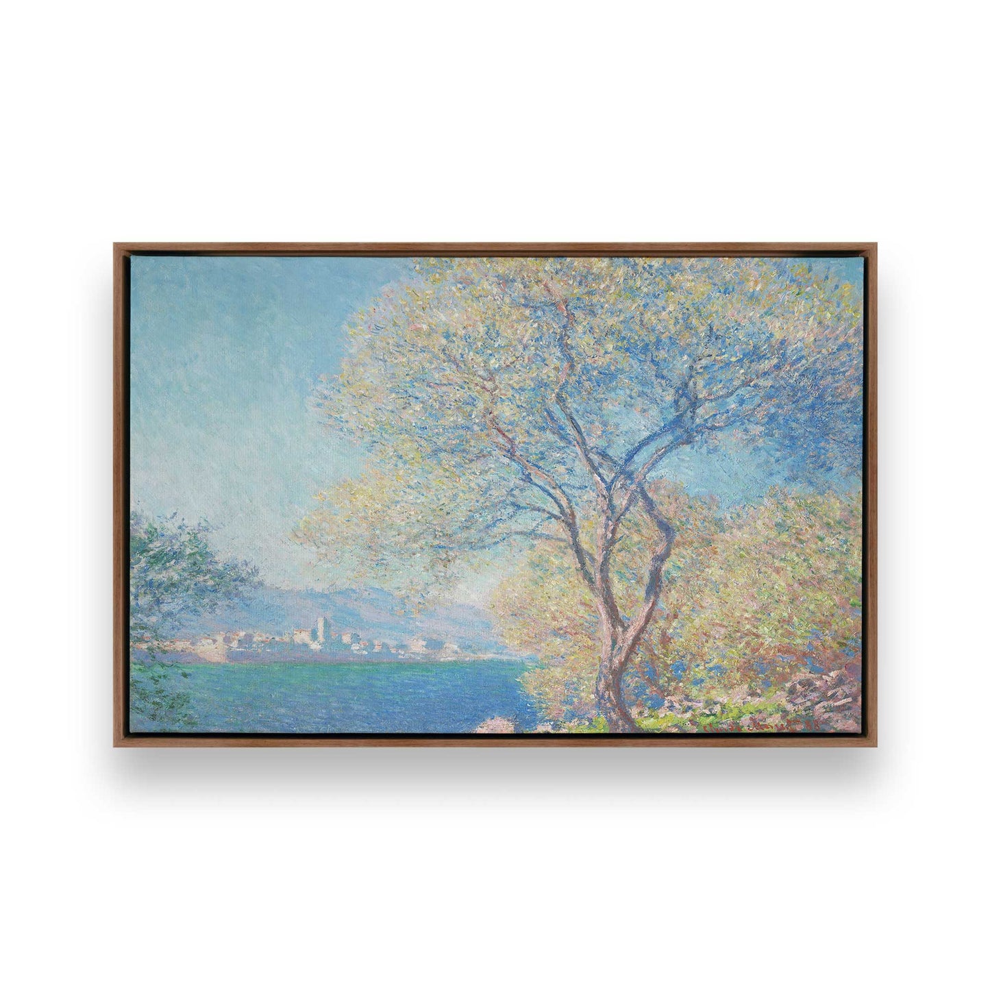 [Color:Walnut], Picture of art in a Walnut frame