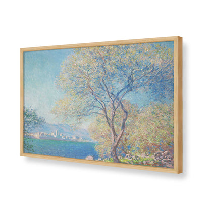 [Color:American Maple], Picture of art in a American Maple frame of the corner