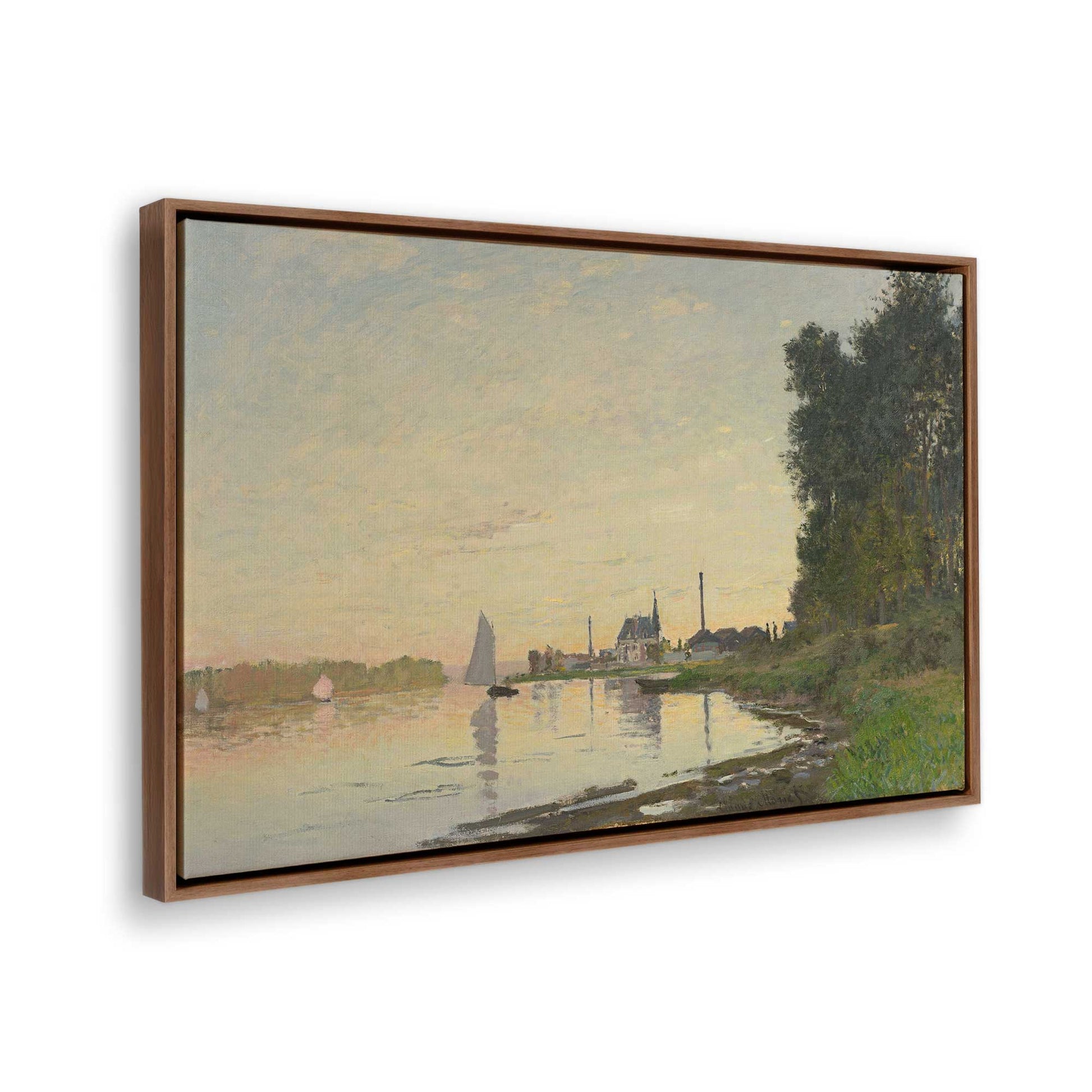 [Color:Walnut], Picture of the corner of the art