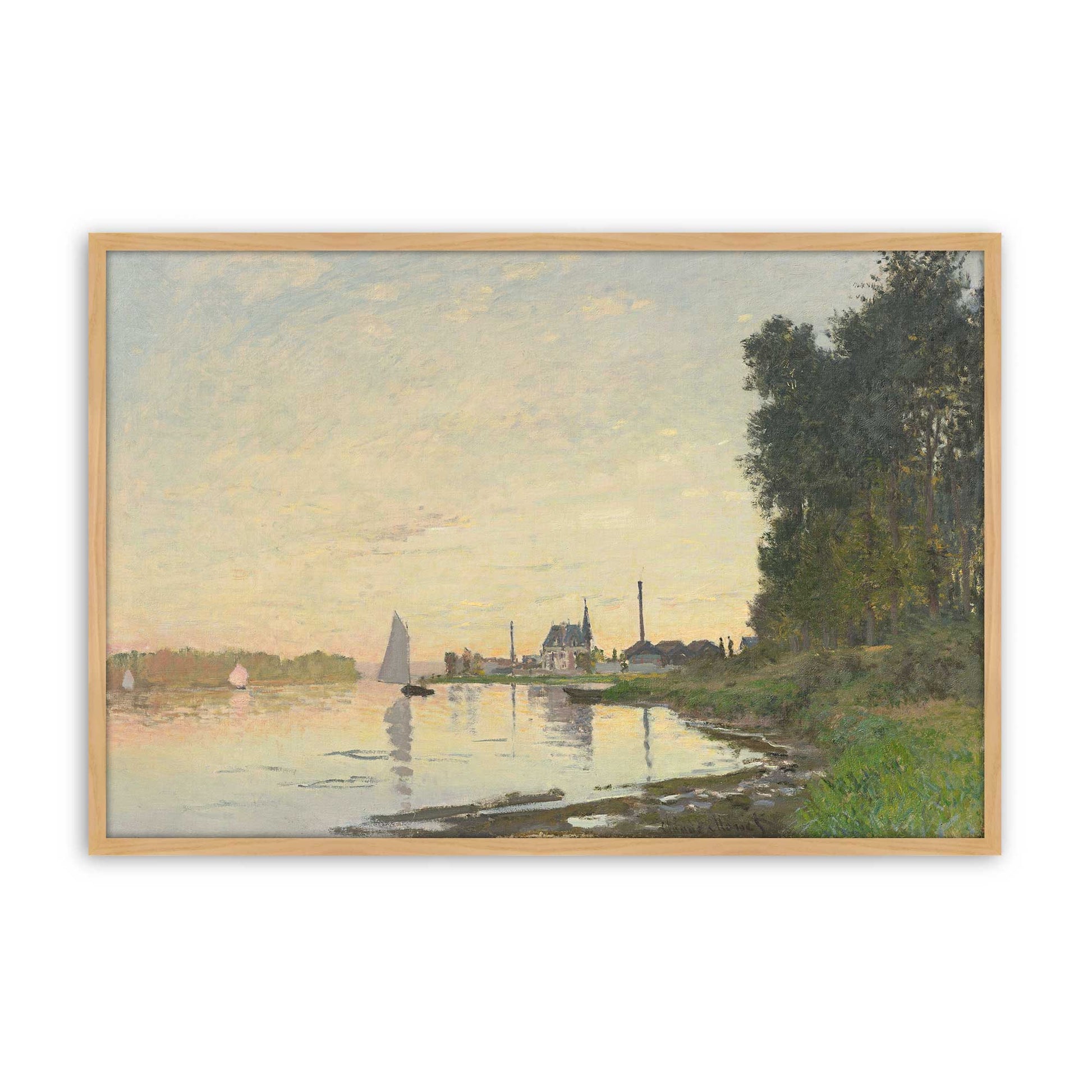 [Color:American Maple], Picture of art in a American Maple frame