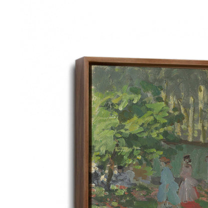 [Color:Walnut], Picture of art in a Walnut frame at an angle