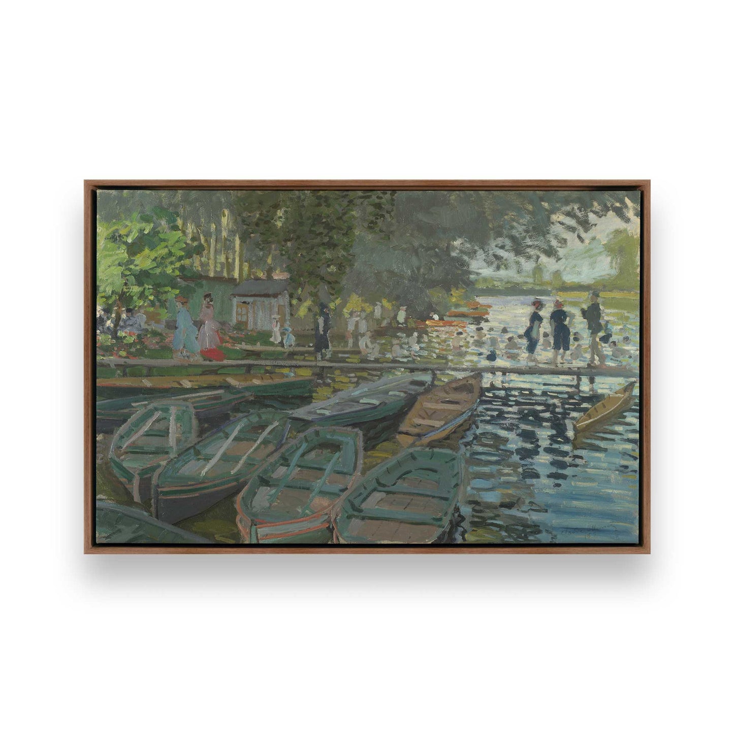 [Color:Walnut], Picture of art in a Walnut frame