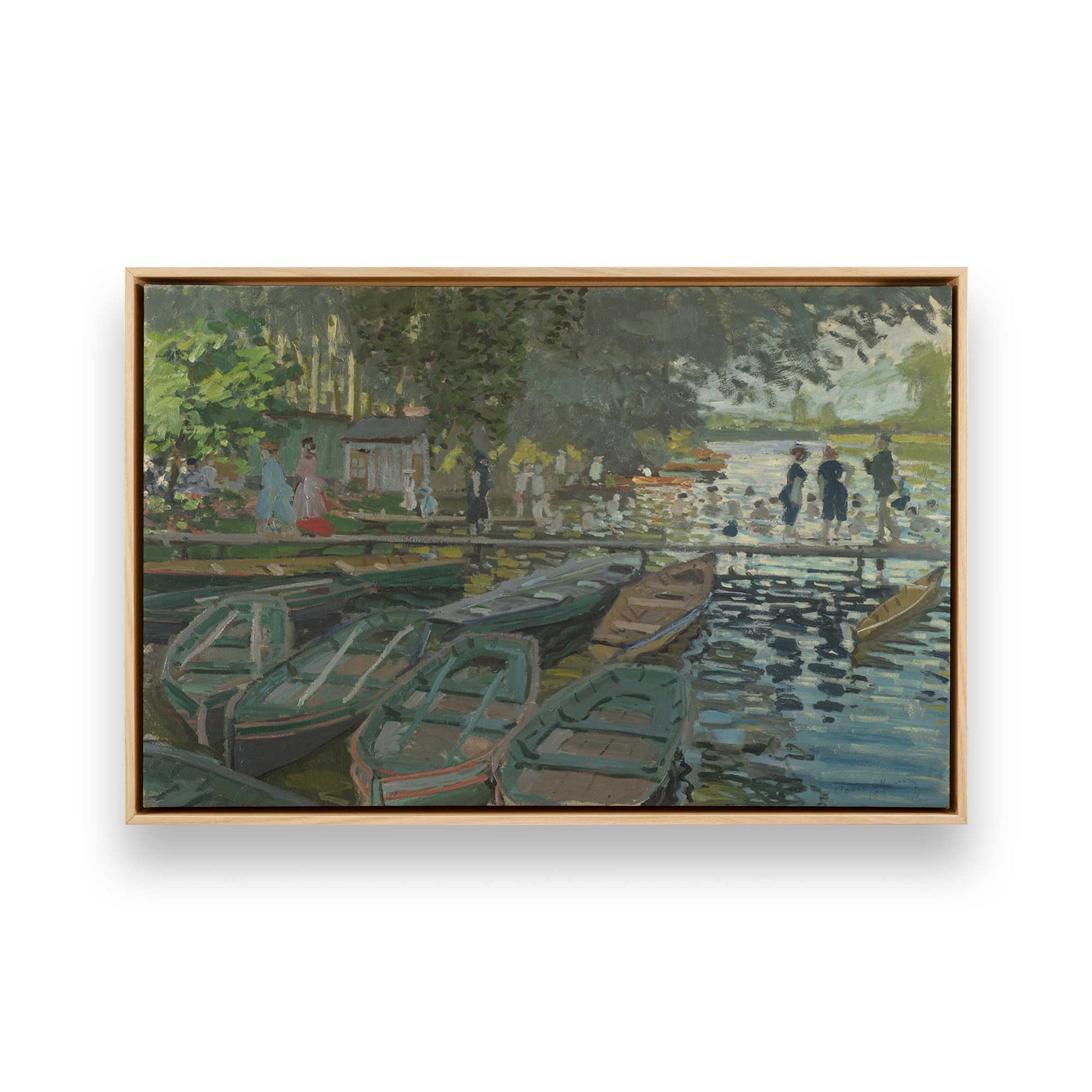 [Color:American Maple], Picture of art in a American Maple frame