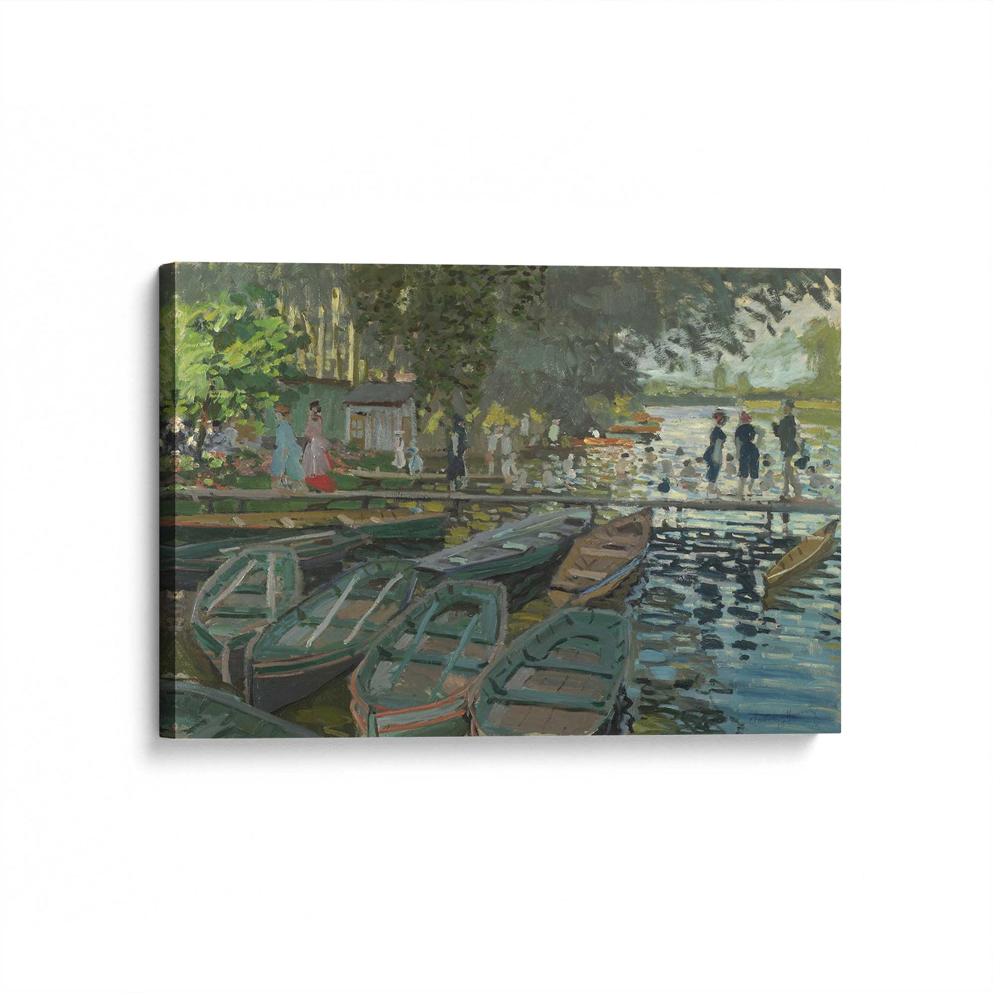 [Color:Stretched Canvas], Picture of art at an angle