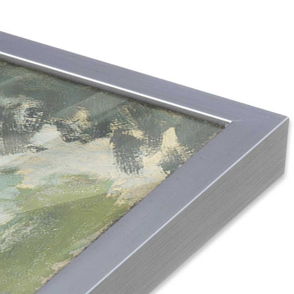 [Color:Polished Chrome], Picture of art in a Polished Chrome frame at an angle