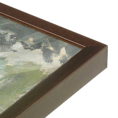 [Color:Belvinder Brown], Picture of art in a Belvinder Brown frame at an angle