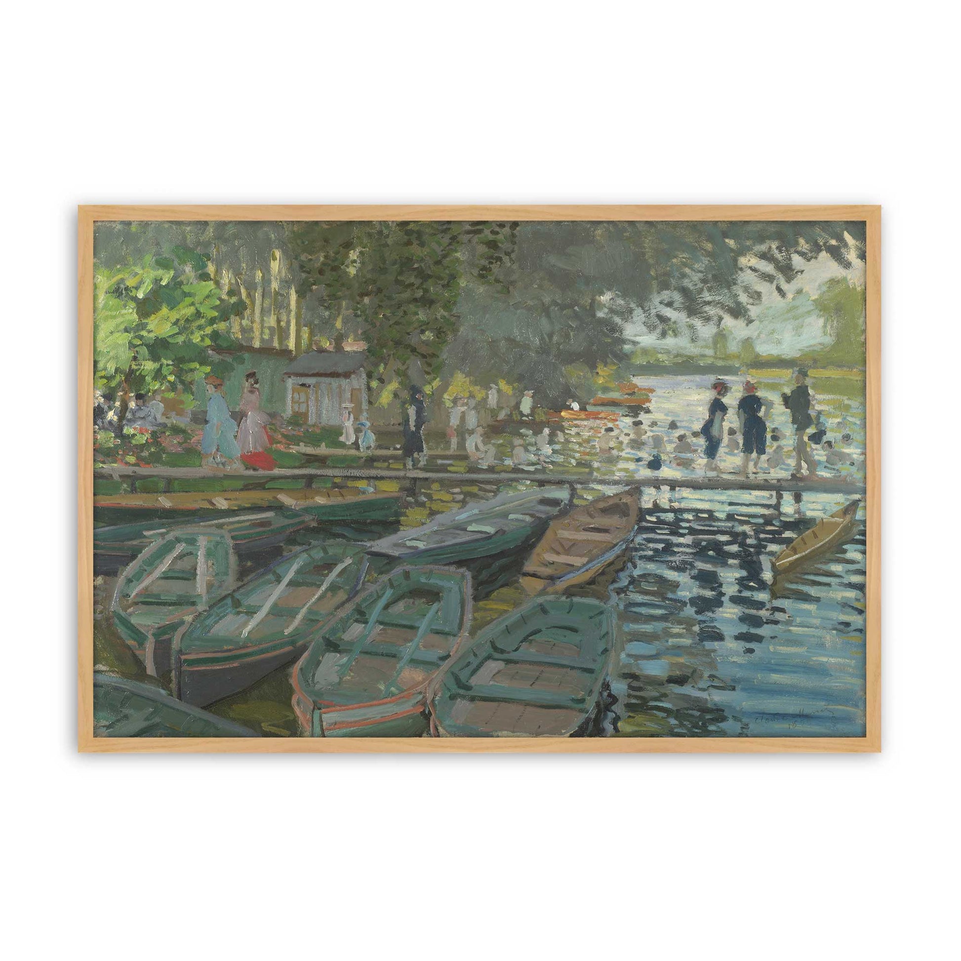 [Color:American Maple], Picture of art in a American Maple frame