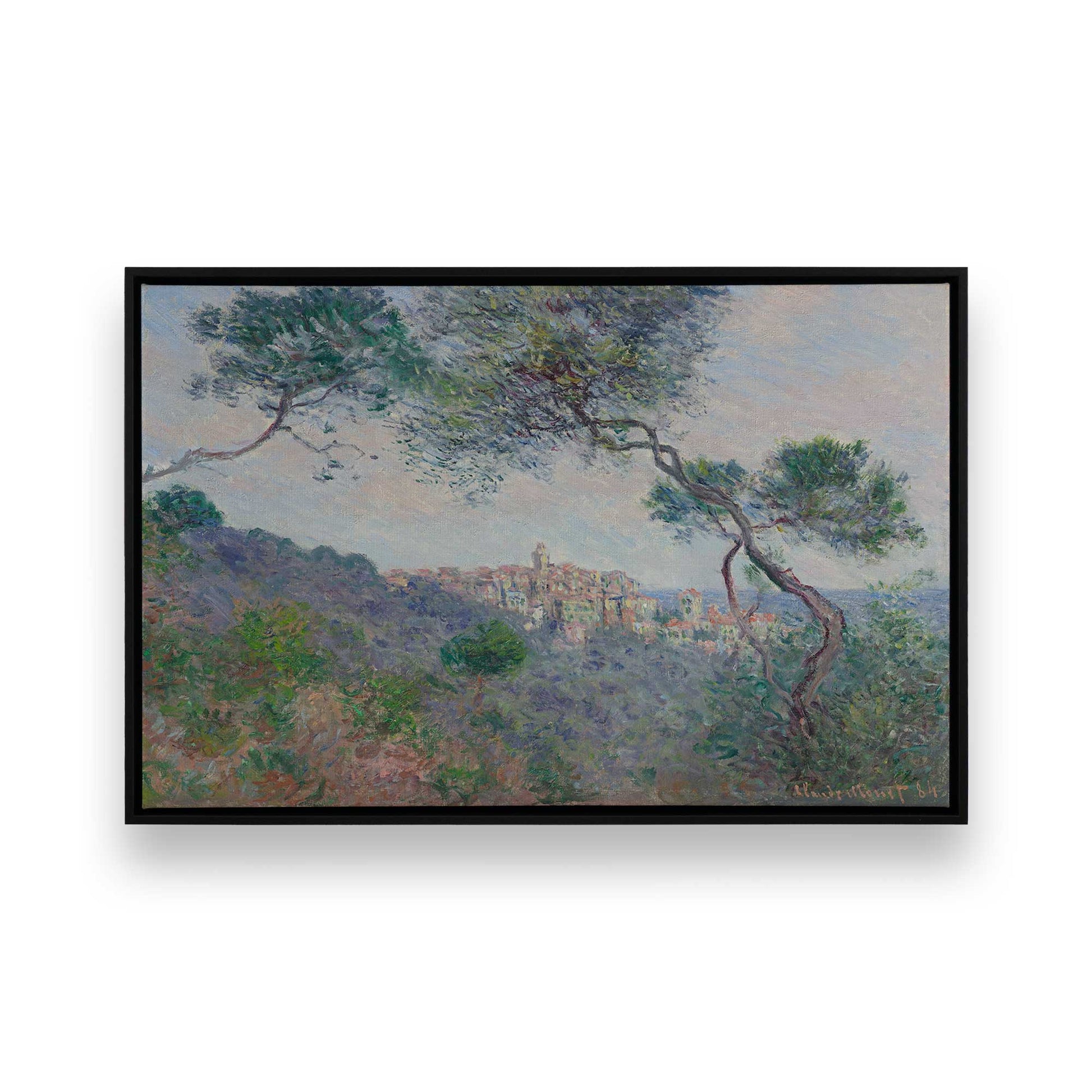 [Color:Satin Black], Picture of art in a Satin Black frame
