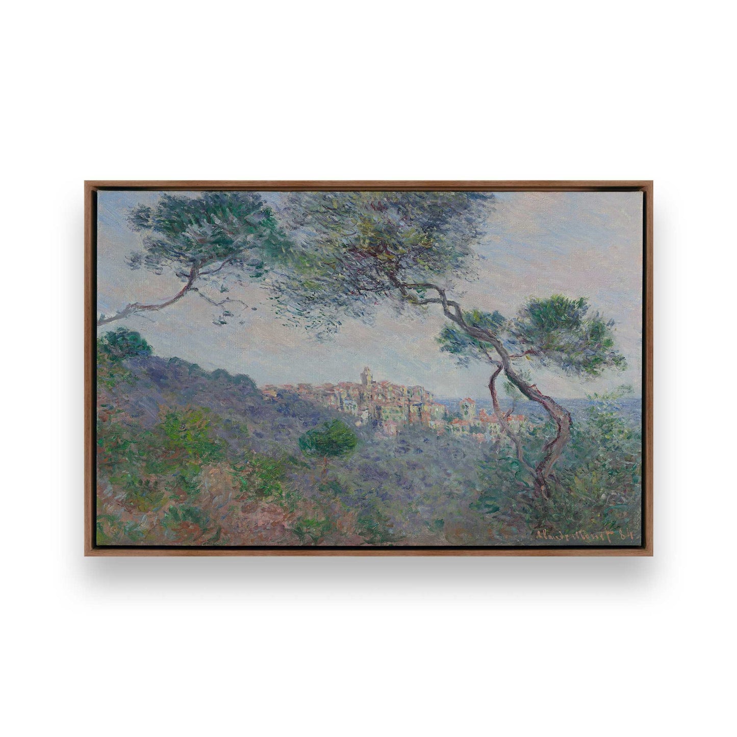 [Color:Walnut], Picture of art in a Walnut frame
