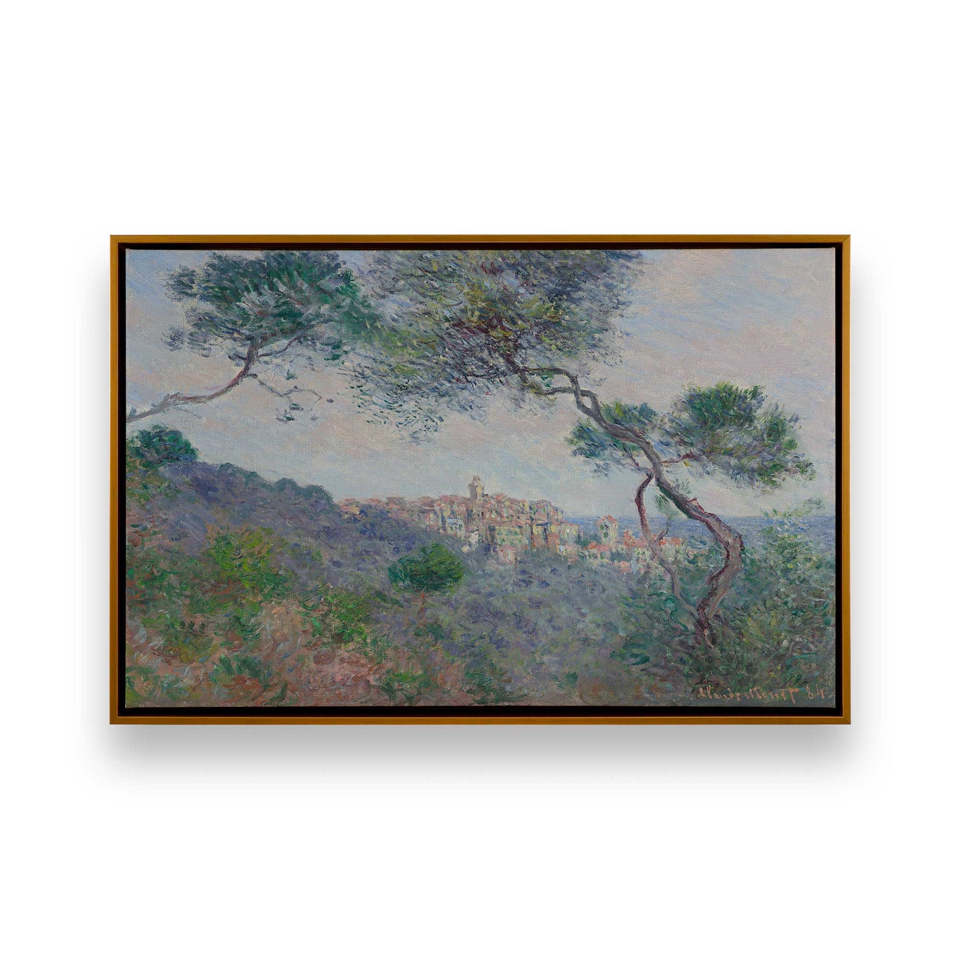 [Color:Polished Gold], Picture of art in a Polished Gold frame