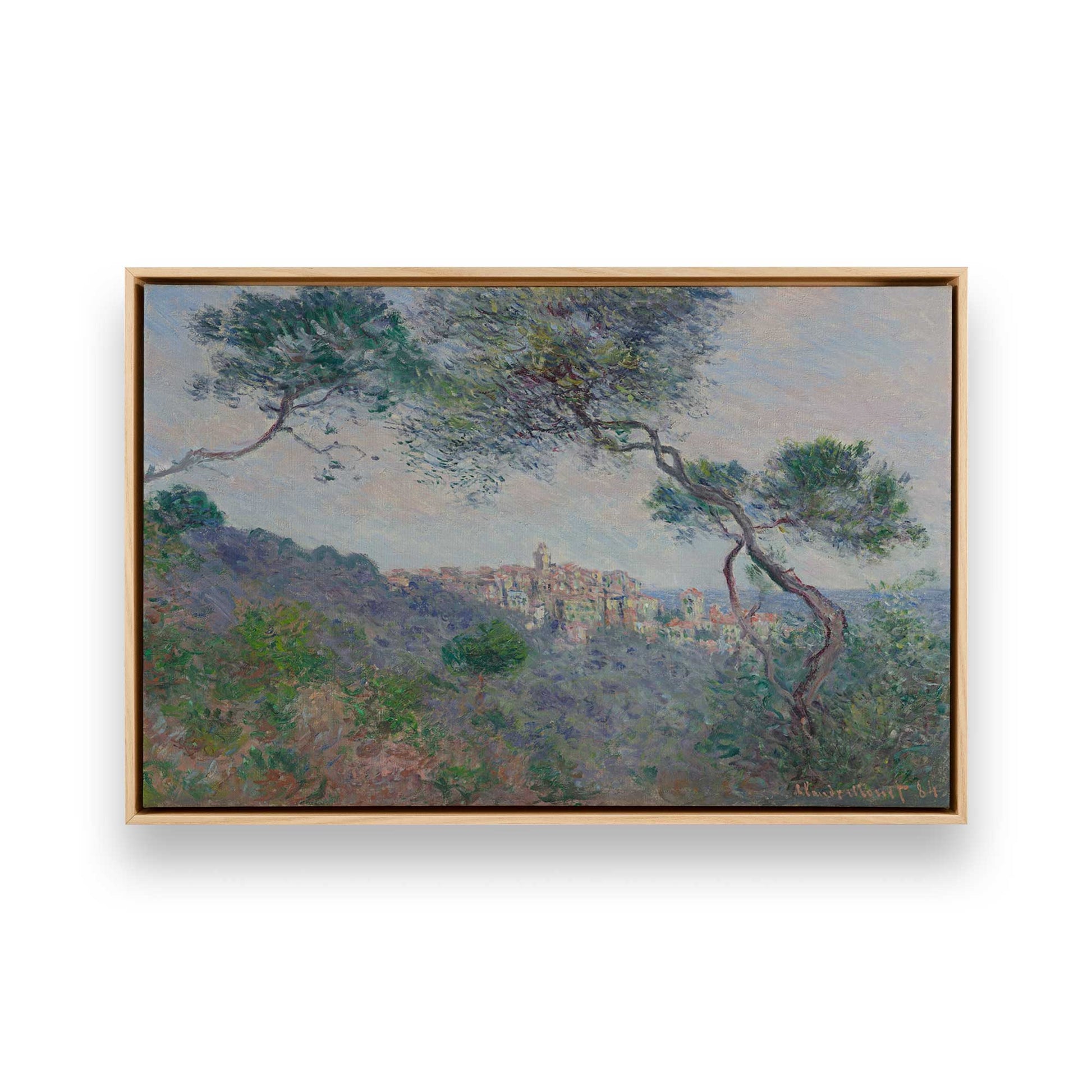 [Color:American Maple], Picture of art in a American Maple frame