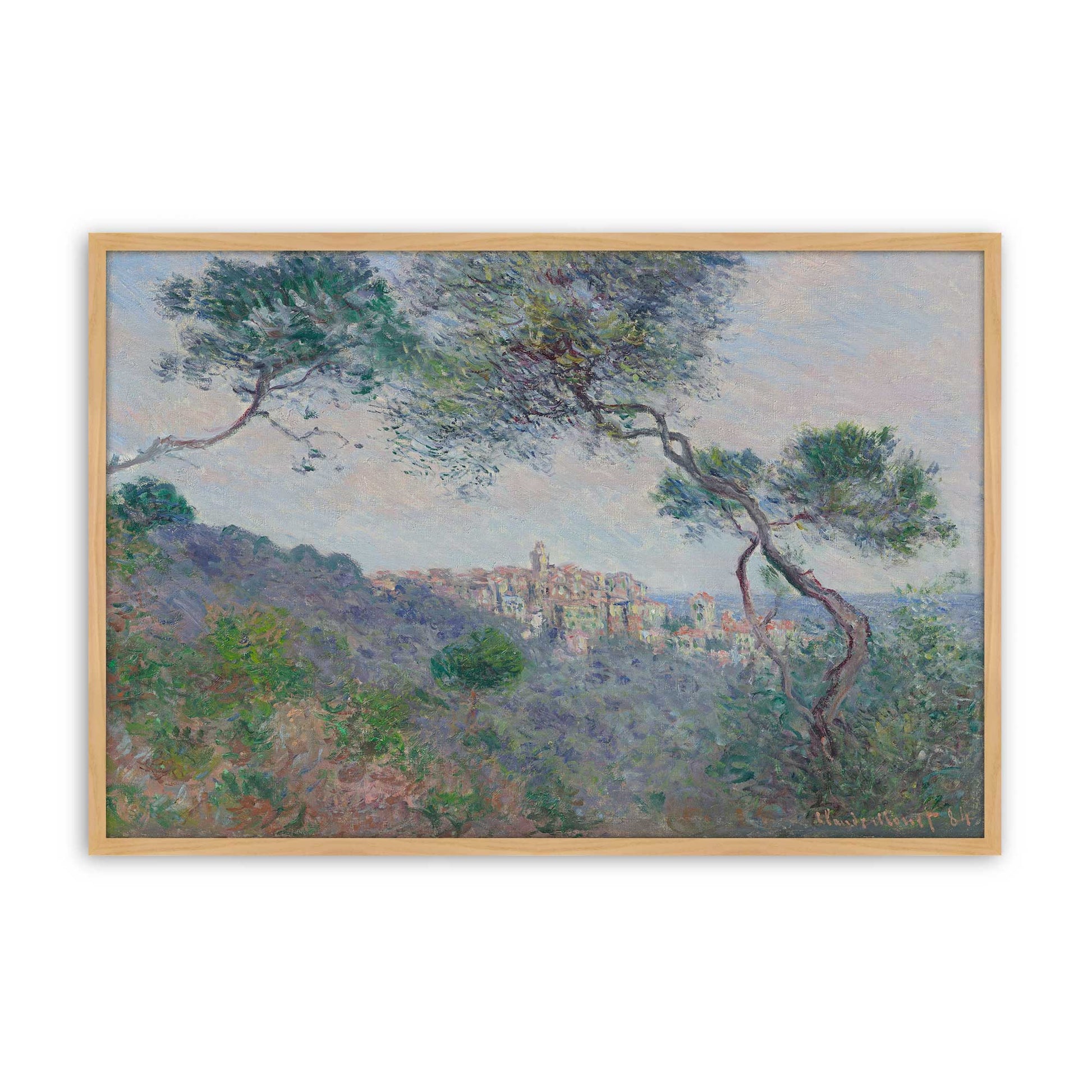 [Color:American Maple], Picture of art in a American Maple frame